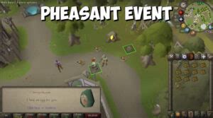 osrs pheasant egg|OSRS Forestry Guide – Everything You Need to Know.